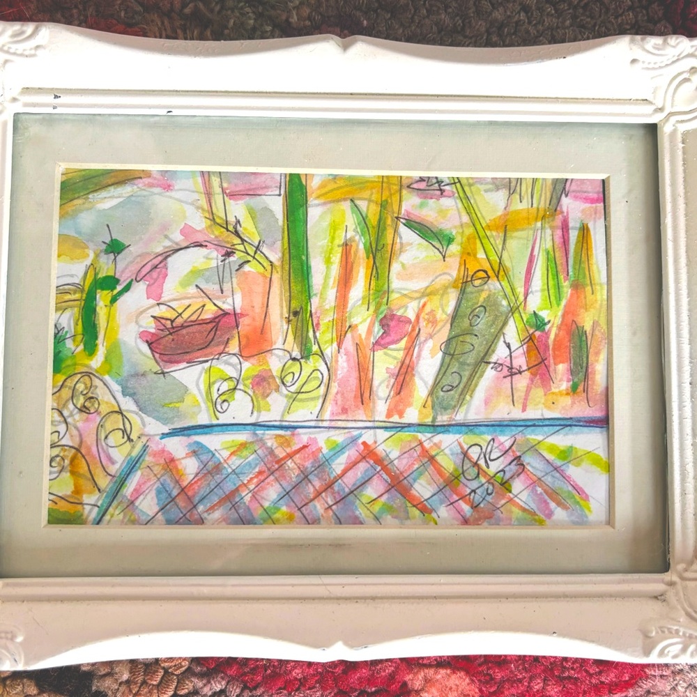 I like to create small watercolor paintings. All for sale!